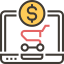 Online shop icon 64x64