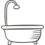 Bathtube with Shower biểu tượng 64x64