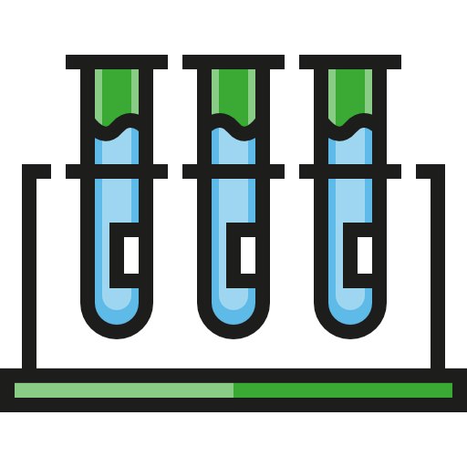 Test tubes icon