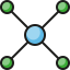 Молекулы иконка 64x64
