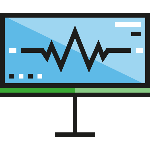 Electrocardiogram icon