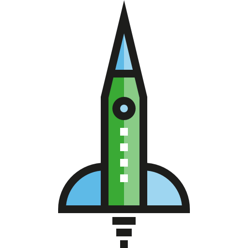 Rocket ship icon