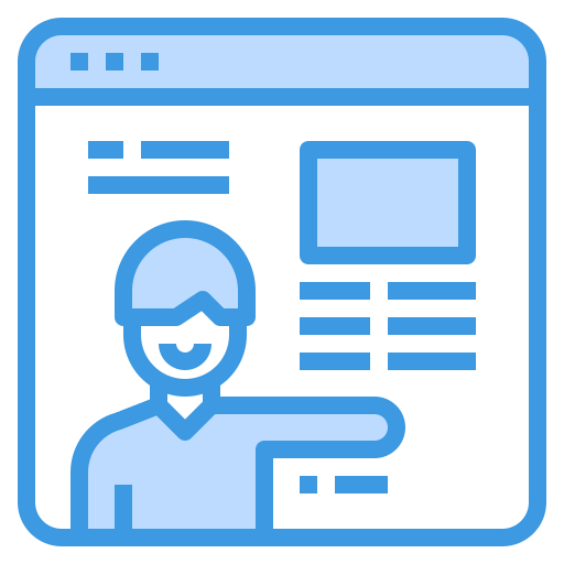 Online learning icon
