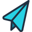 Paper plane アイコン 64x64