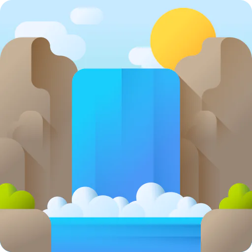 Waterfall icon
