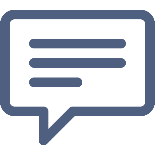 Speech bubble icon