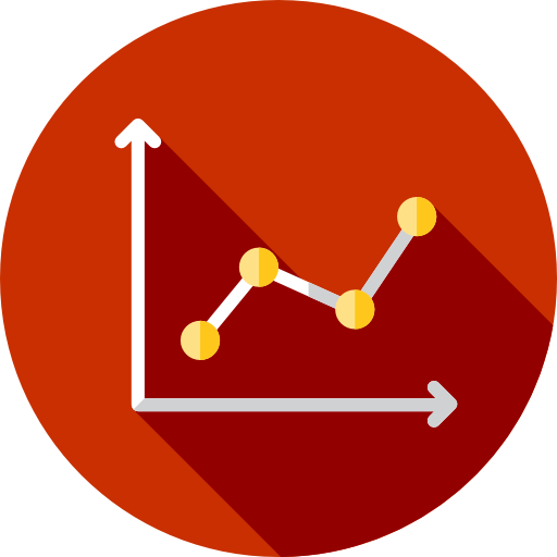 Line chart icon