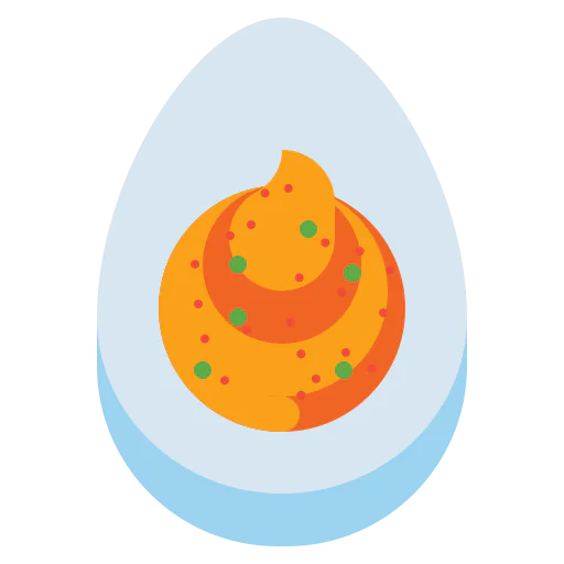 Deviled eggs icon
