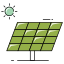Solar energy icon 64x64