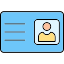 Visitor card icon 64x64