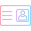 Visitor card icon 64x64