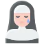 Nun icon 64x64