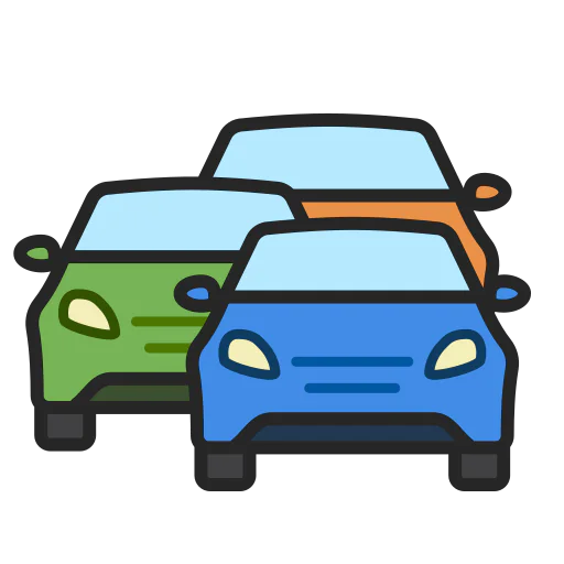 Traffic jam icon