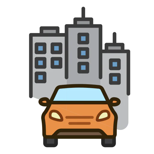 Traffic jam icon