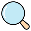 Magnifying lens icon 64x64