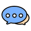 Chat balloon 상 64x64