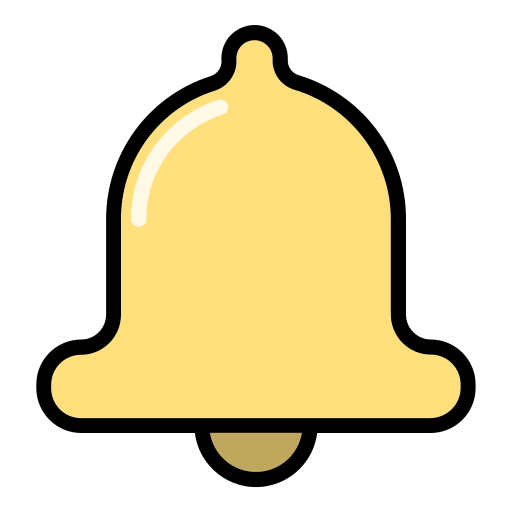 Notification bell icon