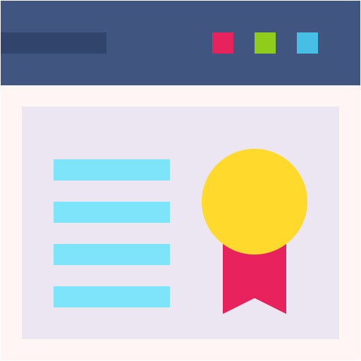 Certificate icon