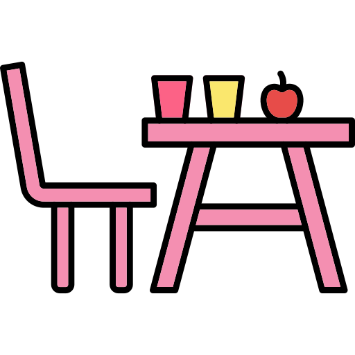 Camping table icon