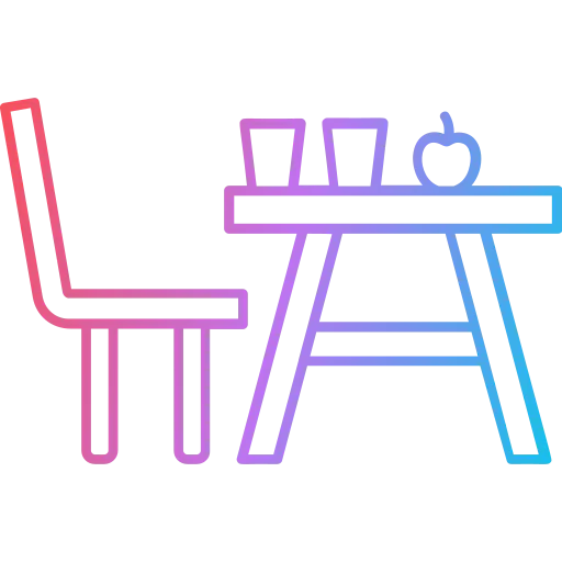 Camping table icon