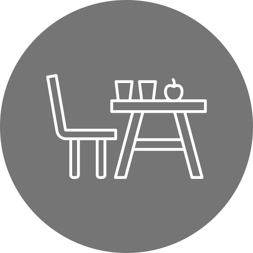 Camping table icon