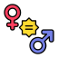 Gender equality icon 64x64