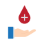 Blood donation icon 64x64