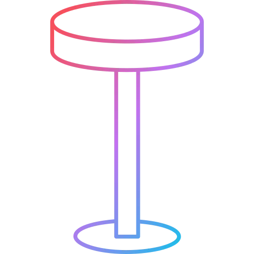 Bar stool icon