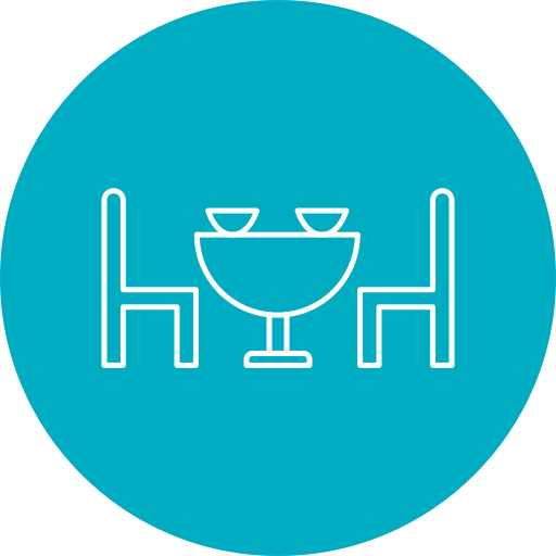 Dinner table icon