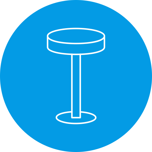 Bar stool icon