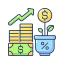 Money growth Symbol 64x64