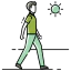Walking man 图标 64x64