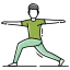 Yoga pose 图标 64x64