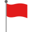Red flag icon 64x64