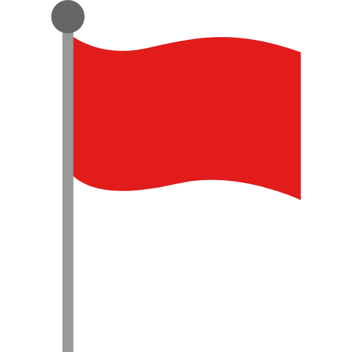 Red flag icon