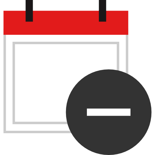 Delete event icon