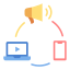 Digital marketing icon 64x64