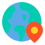 Globe icon 64x64