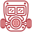 Gas mask icon 64x64