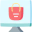 Online shopping icon 64x64