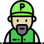 Parking worker icon 64x64
