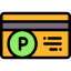Parking card icon 64x64