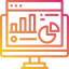 Data analytics icon 64x64