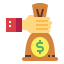 Money bag icon 64x64