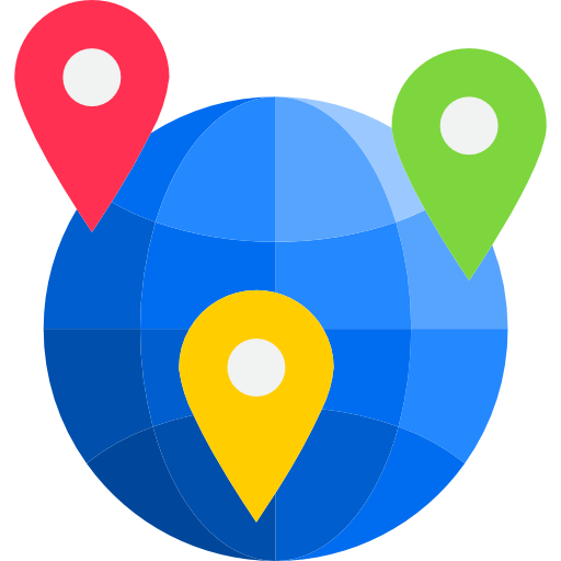 Globe grid icon
