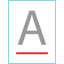 Letter a icon 64x64