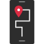 Mobile map icon 64x64