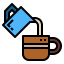 Latte art icon 64x64