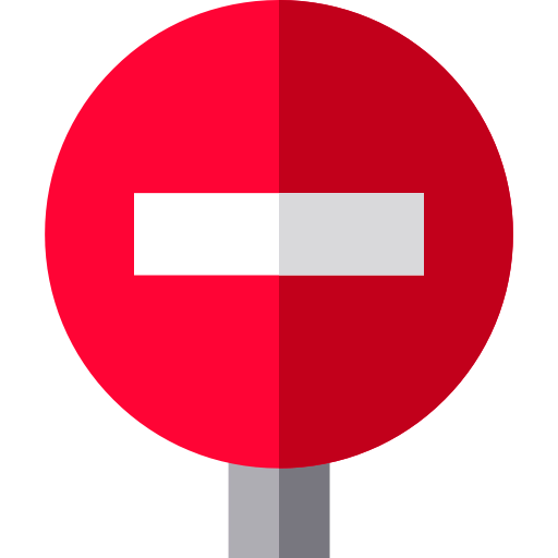 No entry icon