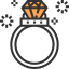 Diamond ring icon 64x64